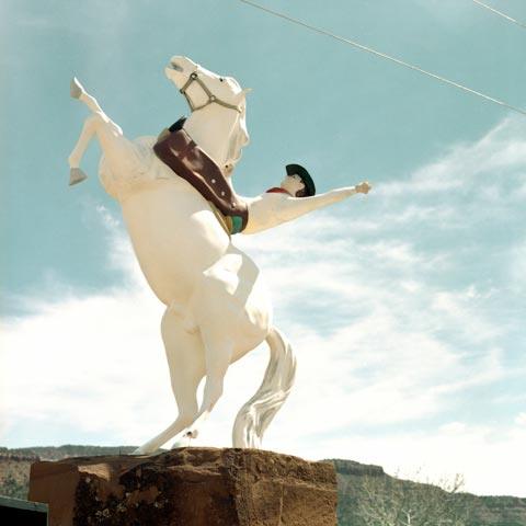 Cowboy nel paesaggio texano Cowboy nel paesaggio texano