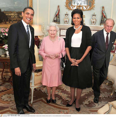 Obama the Queen Michelle Obama