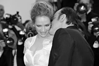 Uma Thurman con Quentin Tarantino nel 2014 Uma Thurman con Quentin Tarantino nel 2014